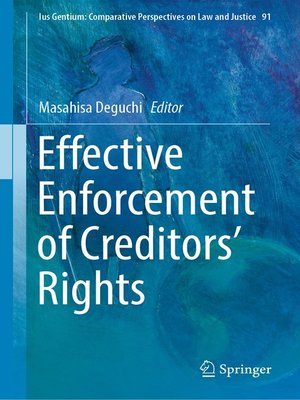 cover image of Effective Enforcement of Creditors' Rights